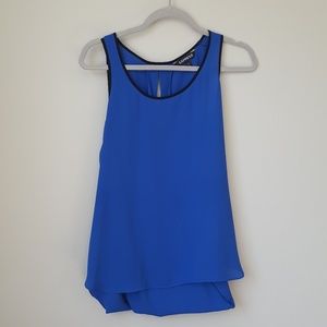 Express Open back tank blouse size small